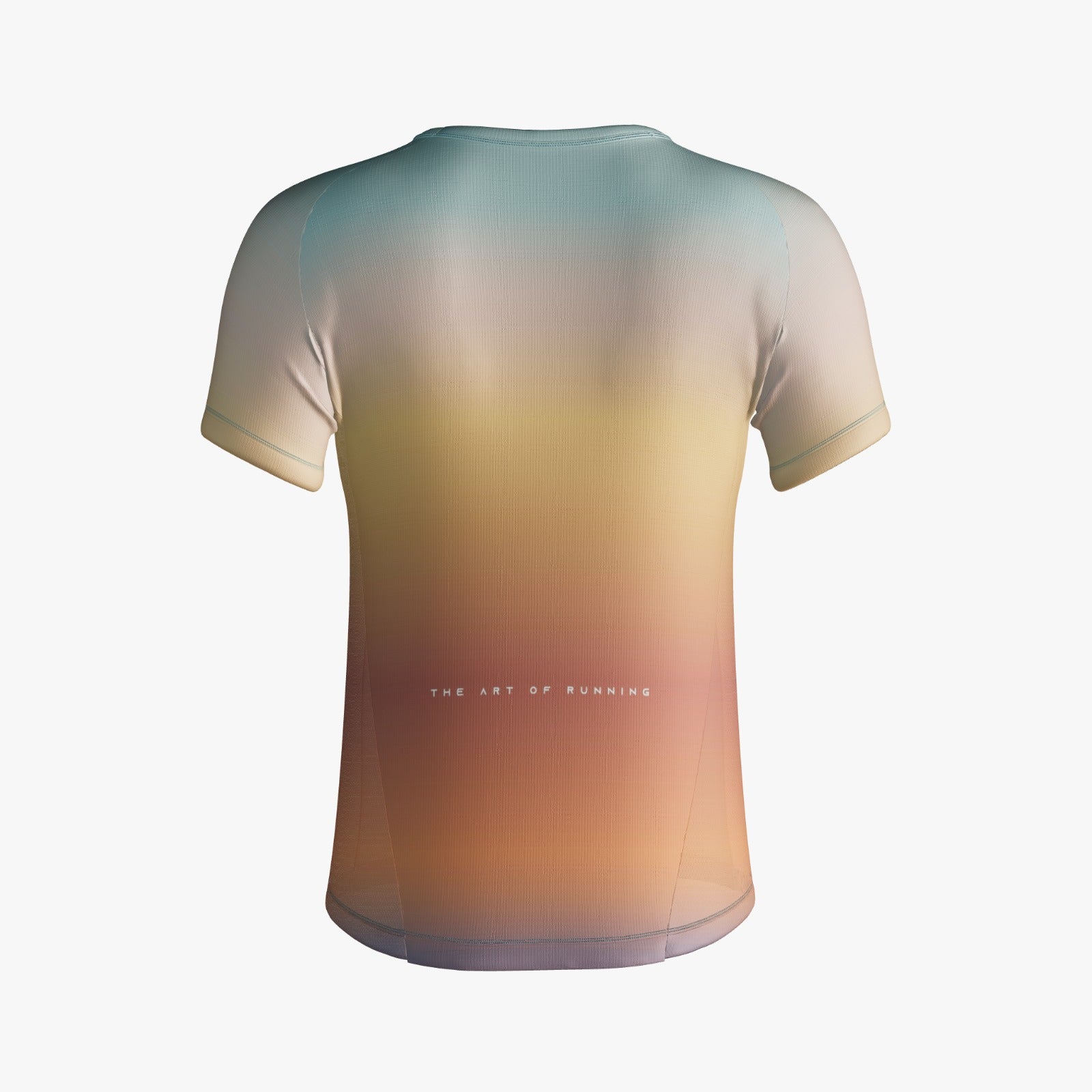 Vista 360 grados en render de shorts IMPPETU, exhibiendo costuras reforzadas y tejido reciclado de alto rendimiento